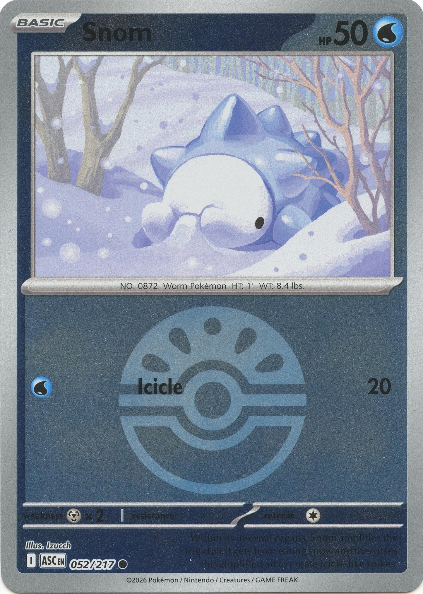 Snom (Friend Ball) (052/217) (ME: Ascended Heroes)