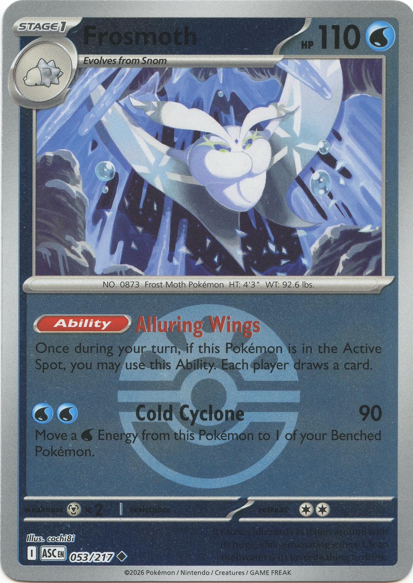 Frosmoth (Friend Ball) (053/217) (ME: Ascended Heroes)