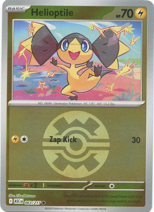 Helioptile (Quick Ball) (063/217) (ME: Ascended Heroes)