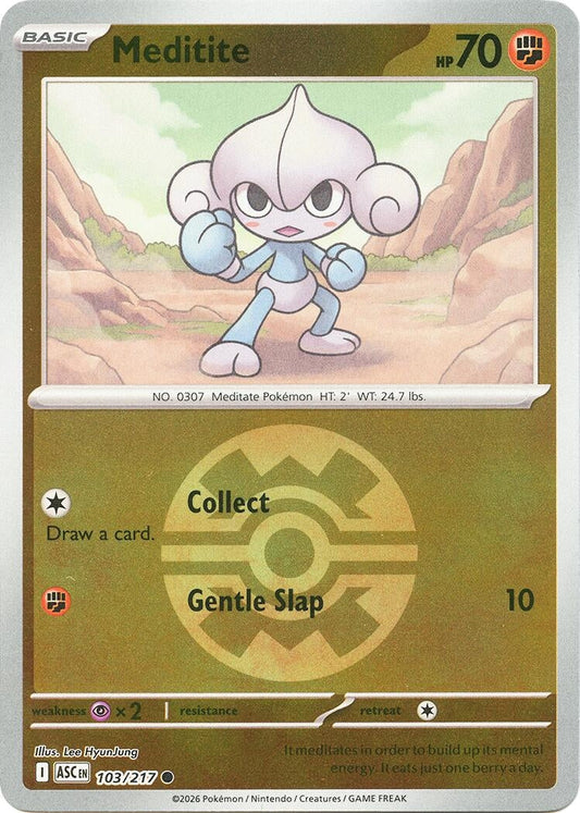 Meditite (Quick Ball) (103/217) (ME: Ascended Heroes)