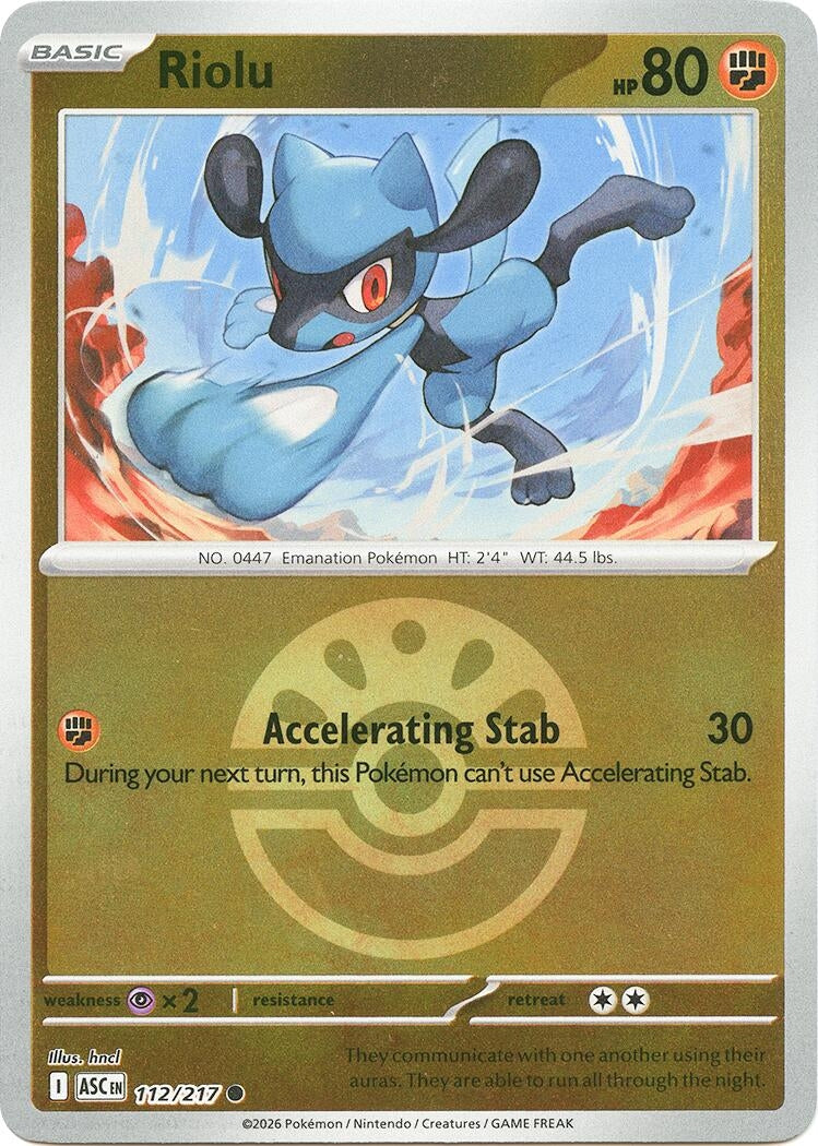 Riolu (Friend Ball) (112/217) (ME: Ascended Heroes)