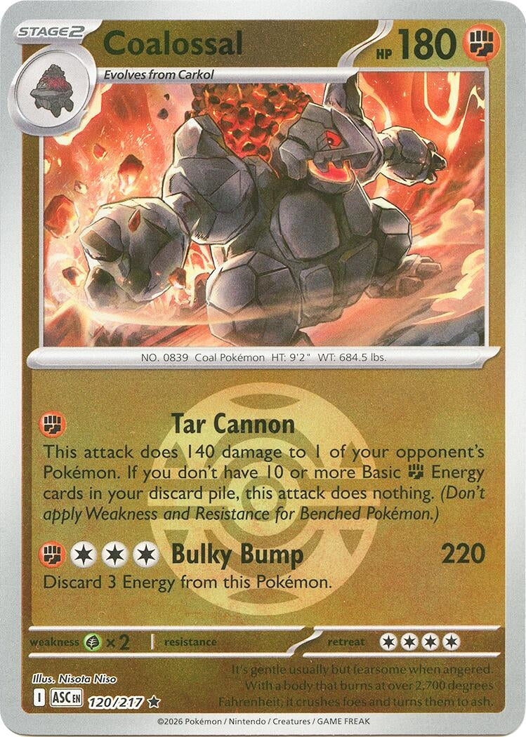 Coalossal (Dusk Ball) (120/217) (ME: Ascended Heroes)