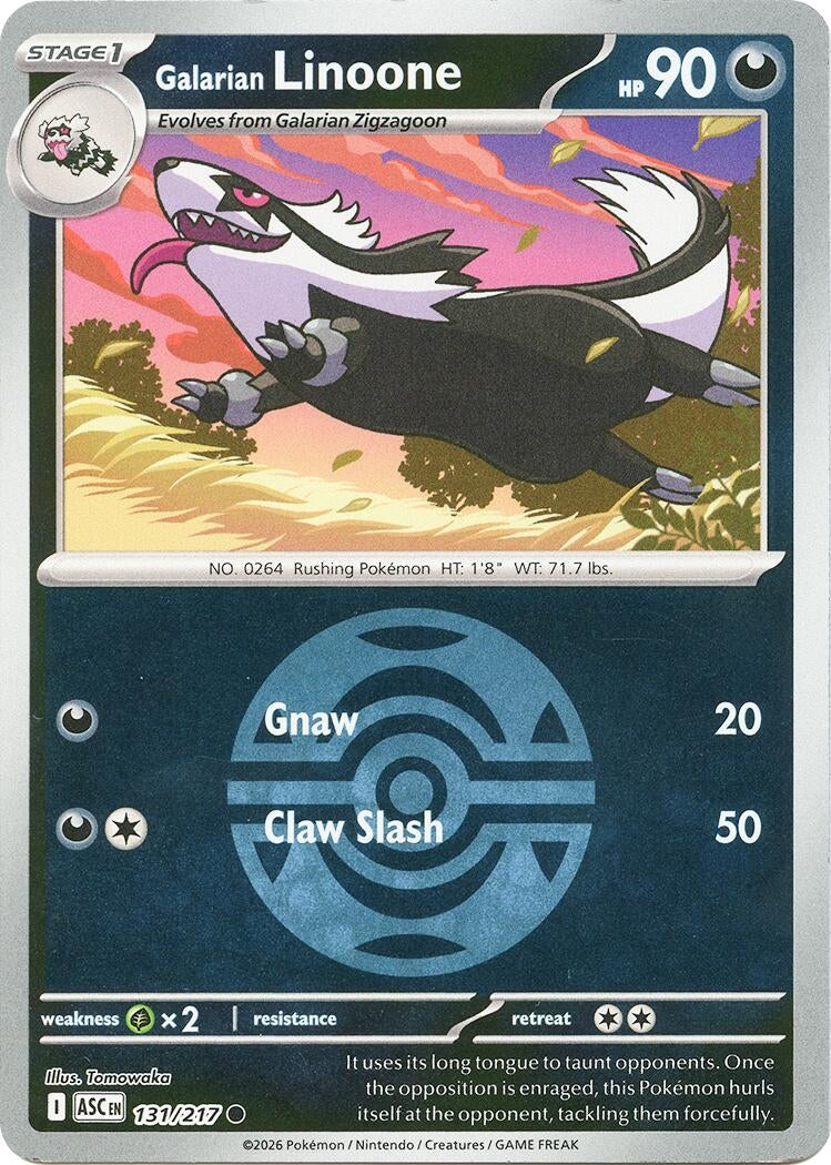 Galarian Linoone (Dusk Ball) (131/217) (ME: Ascended Heroes)