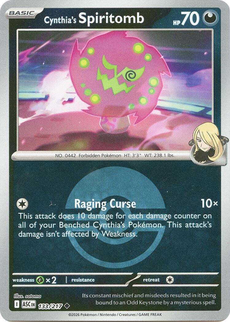 Cynthia's Spiritomb - 133/217 (Poke Ball) (133/217) (ME: Ascended Heroes)