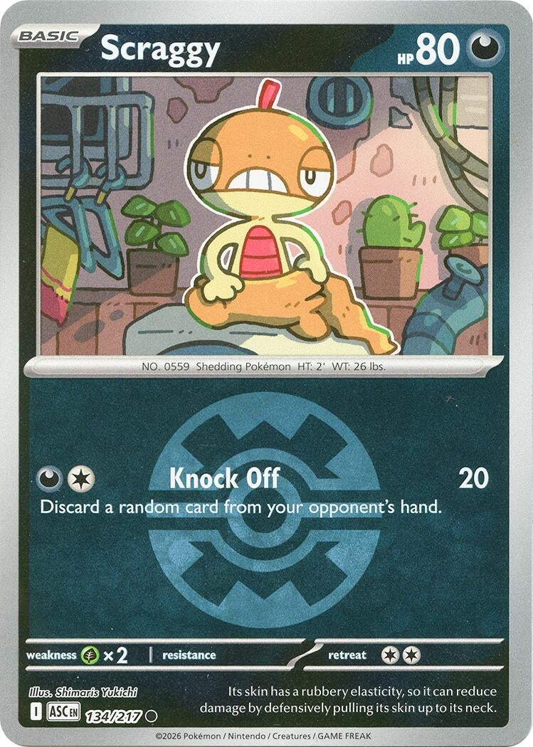 Scraggy (Quick Ball) (134/217) (ME: Ascended Heroes)