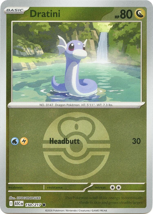 Dratini (Love Ball) (150/217) (ME: Ascended Heroes)