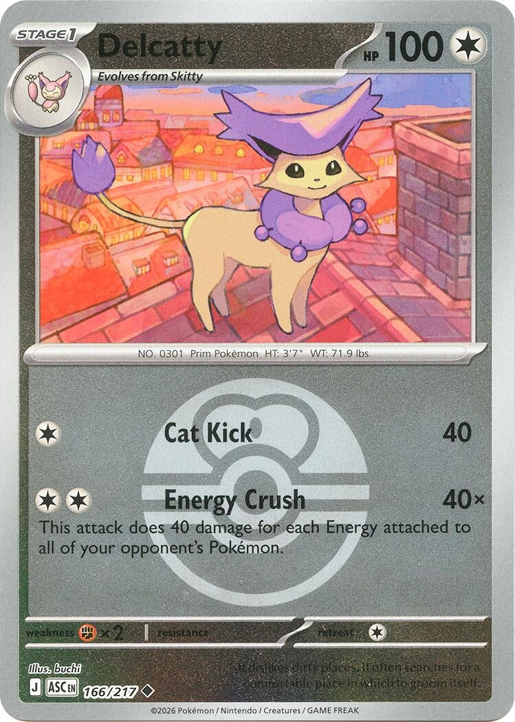 Delcatty (Love Ball) (166/217) (ME: Ascended Heroes)