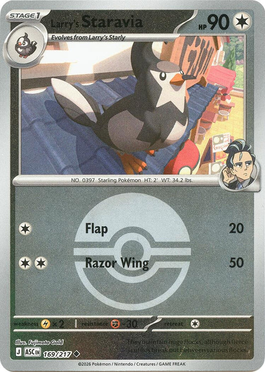 Larry's Staravia (Poke Ball) (169/217) (ME: Ascended Heroes)