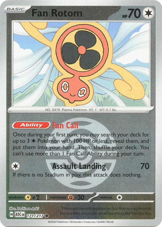 Fan Rotom - 171/217 (Dusk Ball) (171/217) (ME: Ascended Heroes)