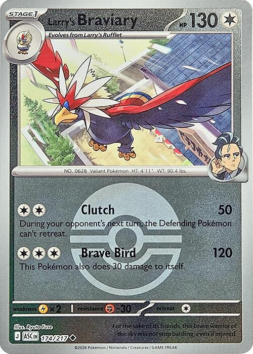 Larry's Braviary (Poke Ball) (174/217) (ME: Ascended Heroes)