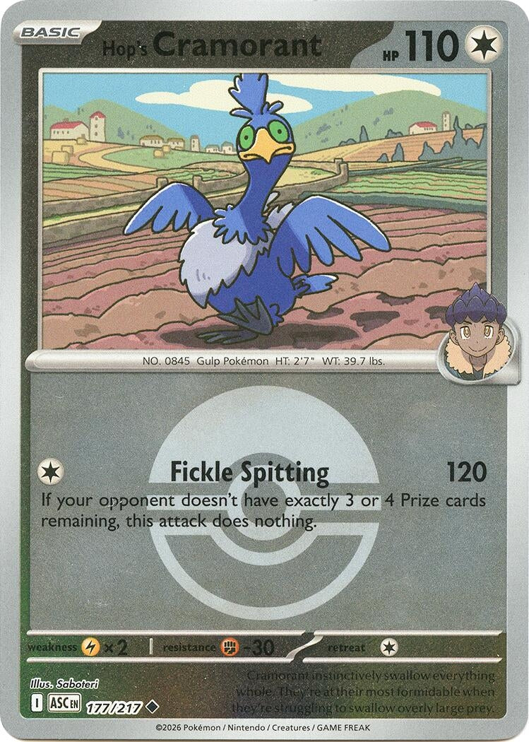 Hop's Cramorant (Poke Ball) (177/217) (ME: Ascended Heroes)