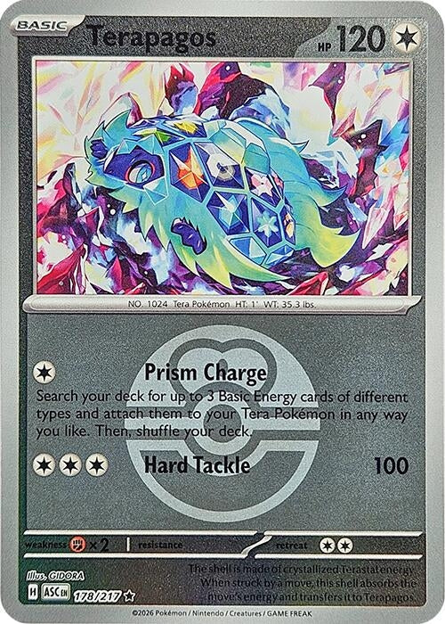 Terapagos (Love Ball) (178/217) (ME: Ascended Heroes)