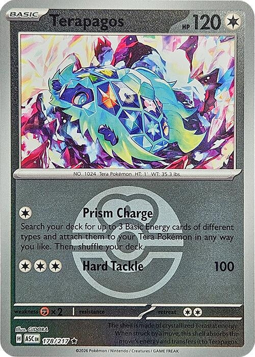 Terapagos (Love Ball) (178/217) (ME: Ascended Heroes)
