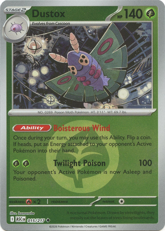 Dustox - 015/217 (Energy Symbol Pattern) (015/217) (ME: Ascended Heroes)