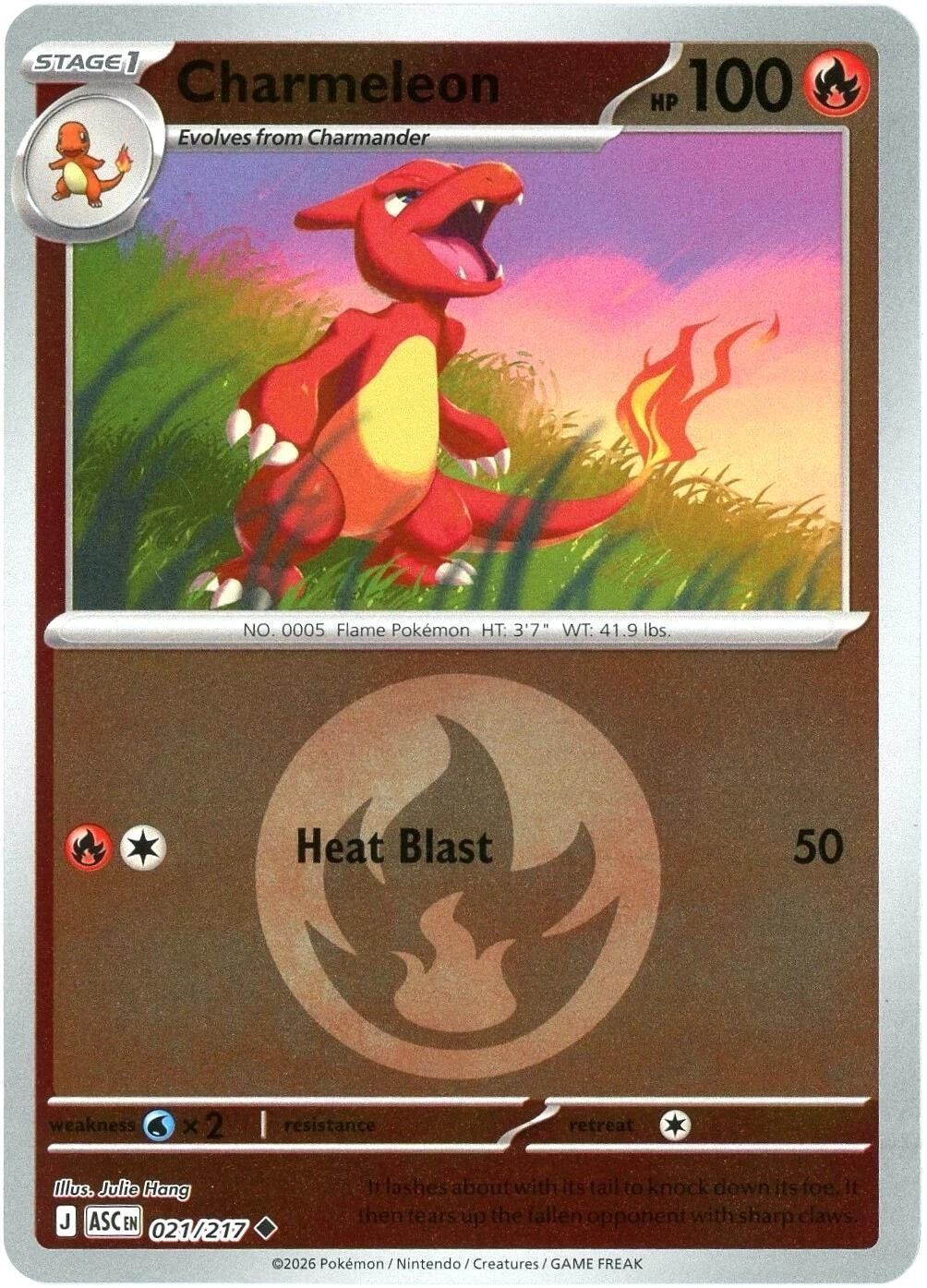 Charmeleon (Energy Symbol Pattern) (021/217) (ME: Ascended Heroes)