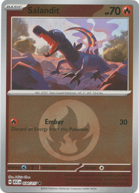 Salandit (Energy Symbol Pattern) (034/217) (ME: Ascended Heroes)