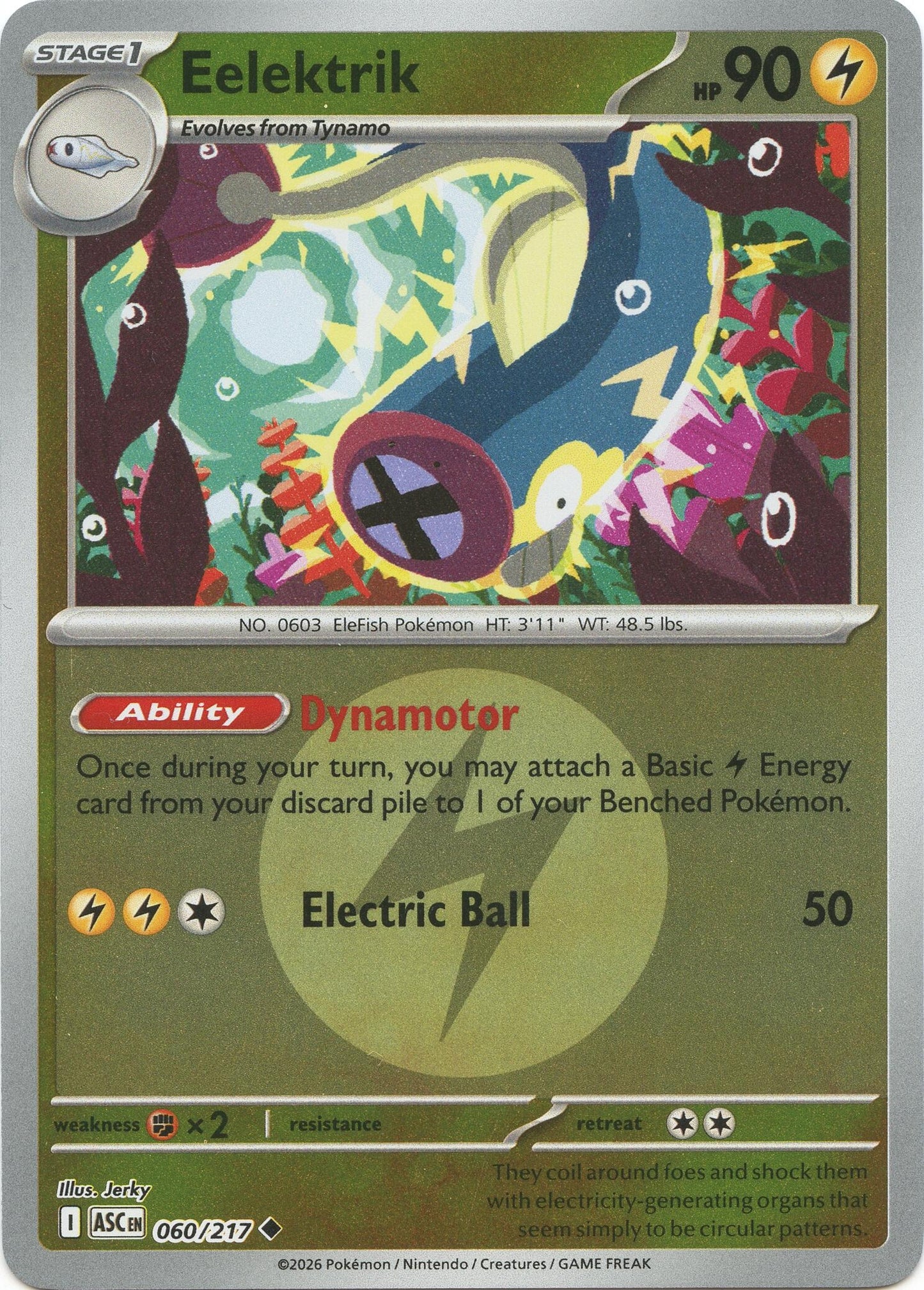 Eelektrik (Energy Symbol Pattern) (060/217) (ME: Ascended Heroes)