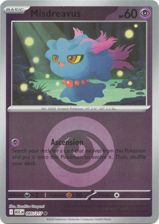 Misdreavus - 085/217 (Energy Symbol Pattern) (085/217) (ME: Ascended Heroes)