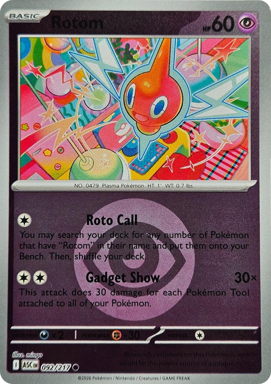 Rotom (Energy Symbol Pattern) (092/217) (ME: Ascended Heroes)