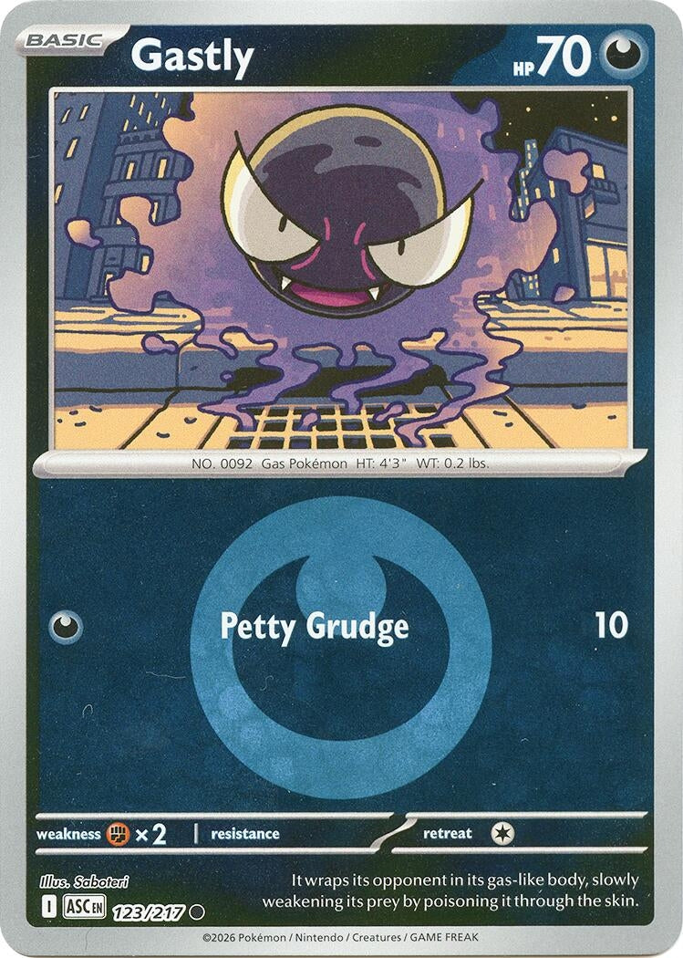 Gastly (Energy Symbol Pattern) (123/217) (ME: Ascended Heroes)