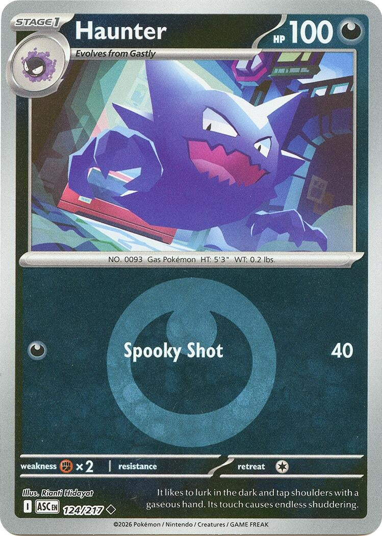 Haunter (Energy Symbol Pattern) (124/217) (ME: Ascended Heroes)