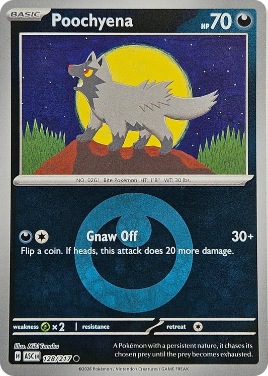 Poochyena (Energy Symbol Pattern) (128/217) (ME: Ascended Heroes)