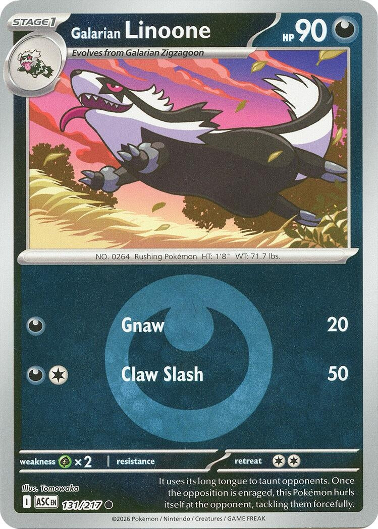 Galarian Linoone (Energy Symbol Pattern) (131/217) (ME: Ascended Heroes)
