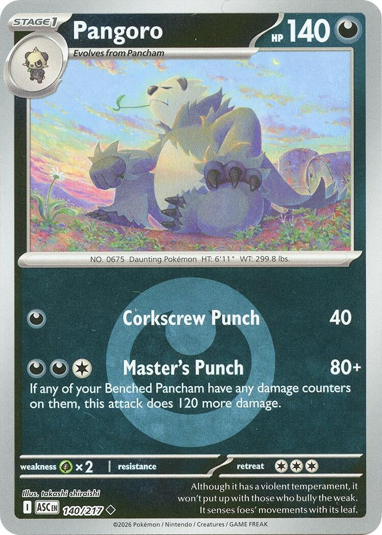 Pangoro (Energy Symbol Pattern) (140/217) (ME: Ascended Heroes)