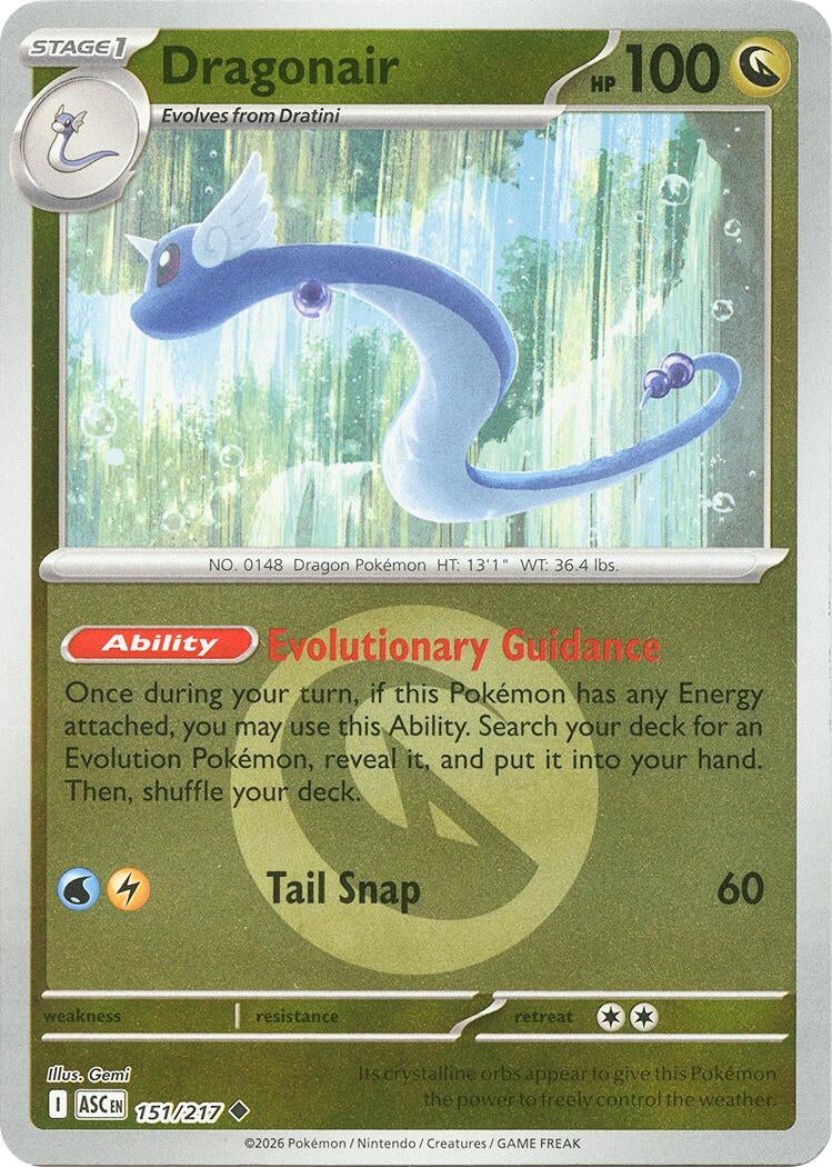 Dragonair (Energy Symbol Pattern) (151/217) (ME: Ascended Heroes)