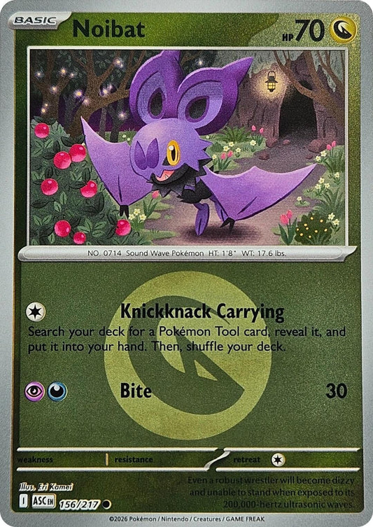 Noibat (Energy Symbol Pattern) (156/217) (ME: Ascended Heroes)