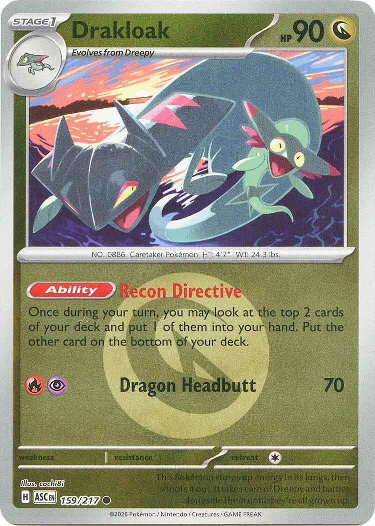 Drakloak - 159/217 (Energy Symbol Pattern) (159/217) (ME: Ascended Heroes)