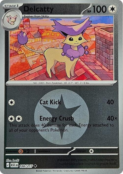 Delcatty (Energy Symbol Pattern) (166/217) (ME: Ascended Heroes)