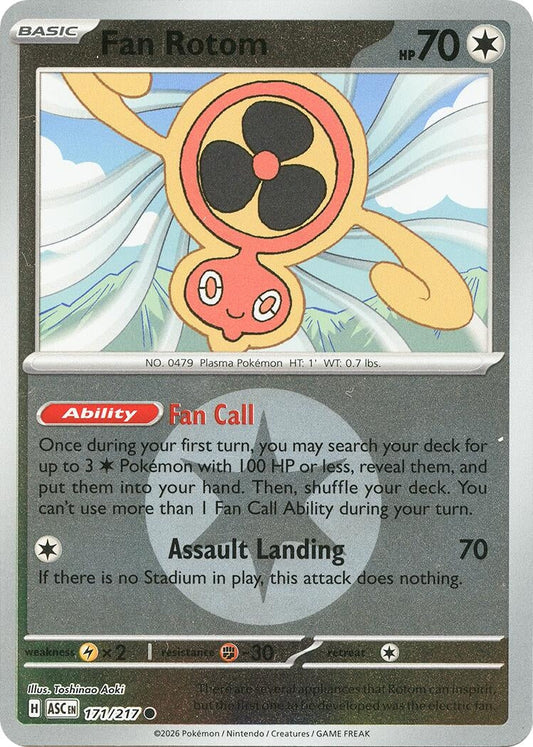 Fan Rotom - 171/217 (Energy Symbol Pattern) (171/217) (ME: Ascended Heroes)