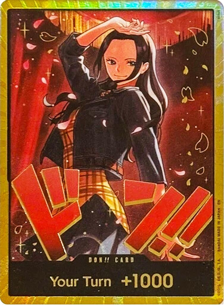 DON!! Card (Nico Robin) (Gold) (Extra Booster: One Piece Heroines Edition)