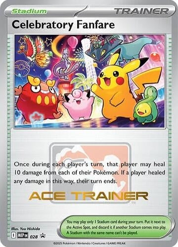 Image for Celebratory Fanfare (Ace Trainer) (028) (ME: Mega Evolution Promo) - Pokemon