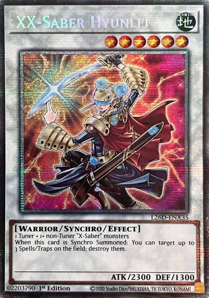 Image for XX-Saber Hyunlei (Starlight Rare) (L26D-ENX35) (Legendary Modern Decks 2026) - YuGiOh