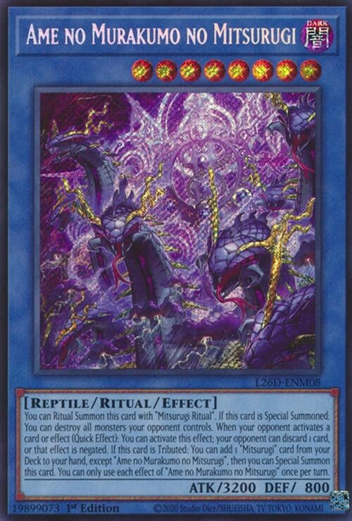 Image for Ame no Murakumo no Mitsurugi (Secret Rare) (L26D-ENM08) (Legendary Modern Decks 2026) - YuGiOh