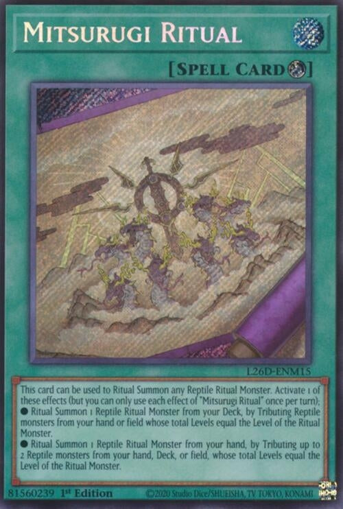 Image for Mitsurugi Ritual (Secret Rare) (L26D-ENM15) (Legendary Modern Decks 2026) - YuGiOh