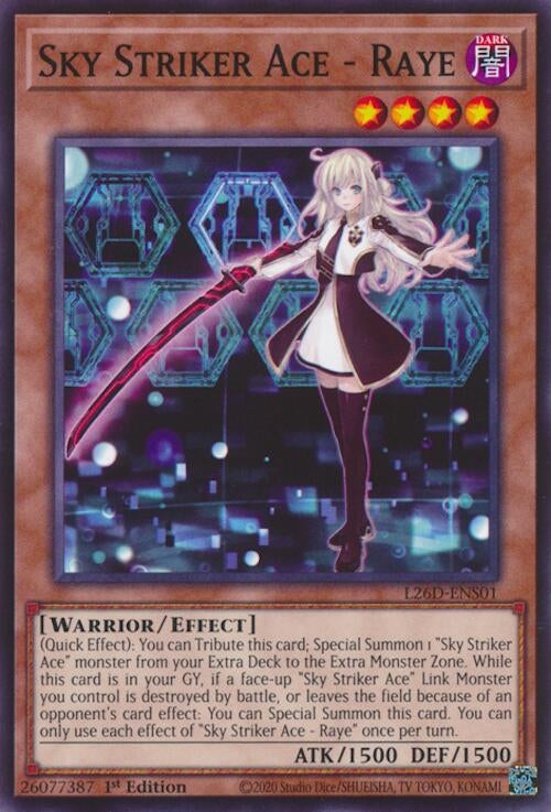 Image for Sky Striker Ace - Raye (L26D-ENS01) (Legendary Modern Decks 2026) - YuGiOh