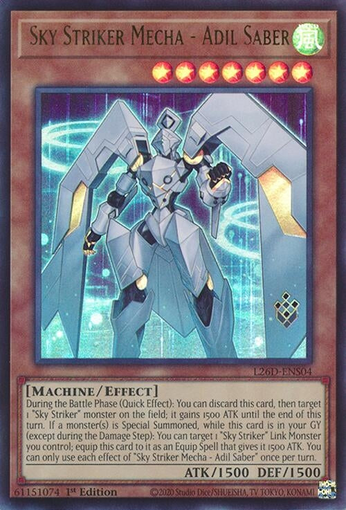 Image for Sky Striker Mecha - Adil Saber (L26D-ENS04) (Legendary Modern Decks 2026) - YuGiOh