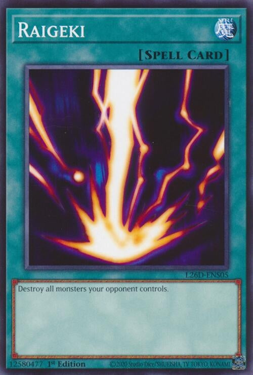 Image for Raigeki (L26D-ENS05) (Legendary Modern Decks 2026) - YuGiOh