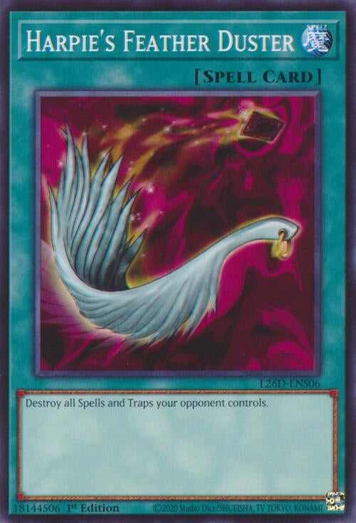 Image for Harpie's Feather Duster (L26D-ENS06) (Legendary Modern Decks 2026) - YuGiOh