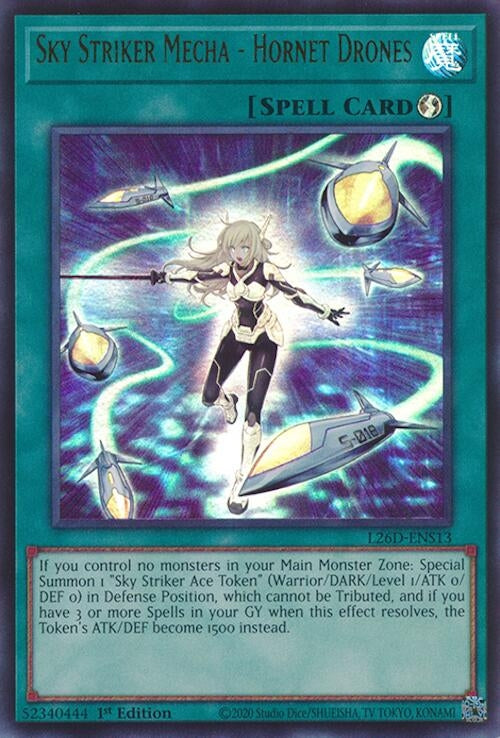 Image for Sky Striker Mecha - Hornet Drones (L26D-ENS13) (Legendary Modern Decks 2026) - YuGiOh