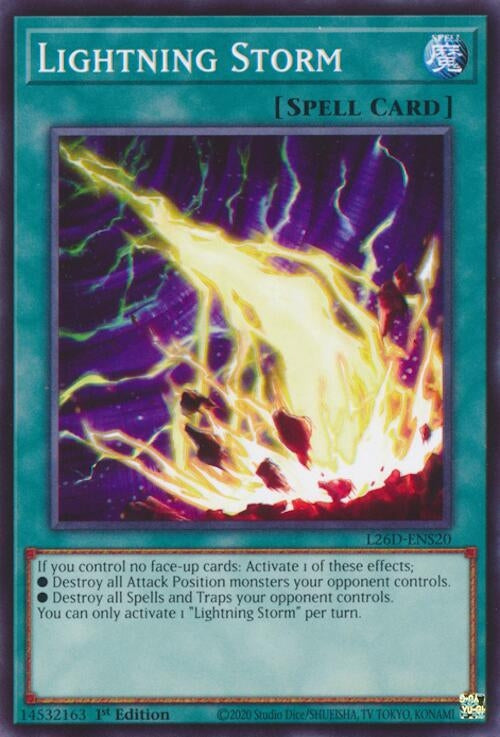 Image for Lightning Storm (L26D-ENS20) (Legendary Modern Decks 2026) - YuGiOh