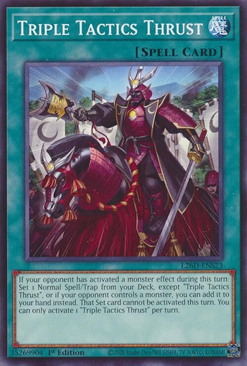 Image for Triple Tactics Thrust (L26D-ENS23) (Legendary Modern Decks 2026) - YuGiOh