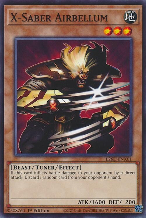 Image for X-Saber Airbellum (L26D-ENX01) (Legendary Modern Decks 2026) - YuGiOh