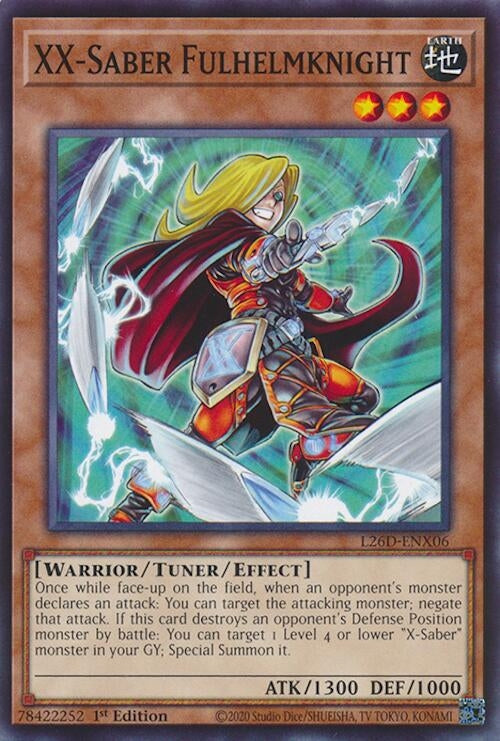 Image for XX-Saber Fulhelmknight (L26D-ENX06) (Legendary Modern Decks 2026) - YuGiOh