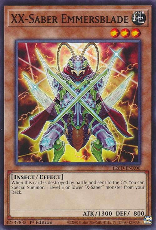 Image for XX-Saber Emmersblade (L26D-ENX08) (Legendary Modern Decks 2026) - YuGiOh