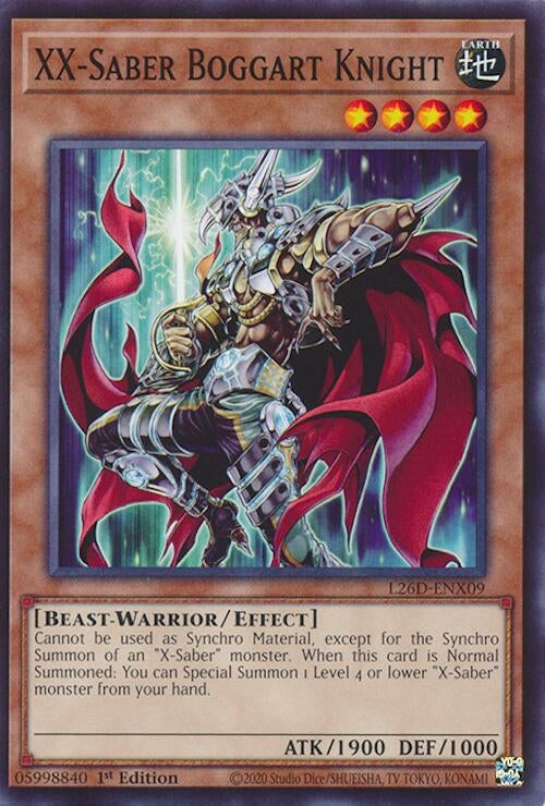 Image for XX-Saber Boggart Knight (L26D-ENX09) (Legendary Modern Decks 2026) - YuGiOh