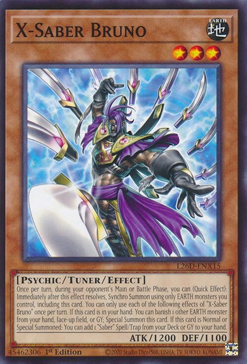 Image for X-Saber Bruno (L26D-ENX15) (Legendary Modern Decks 2026) - YuGiOh